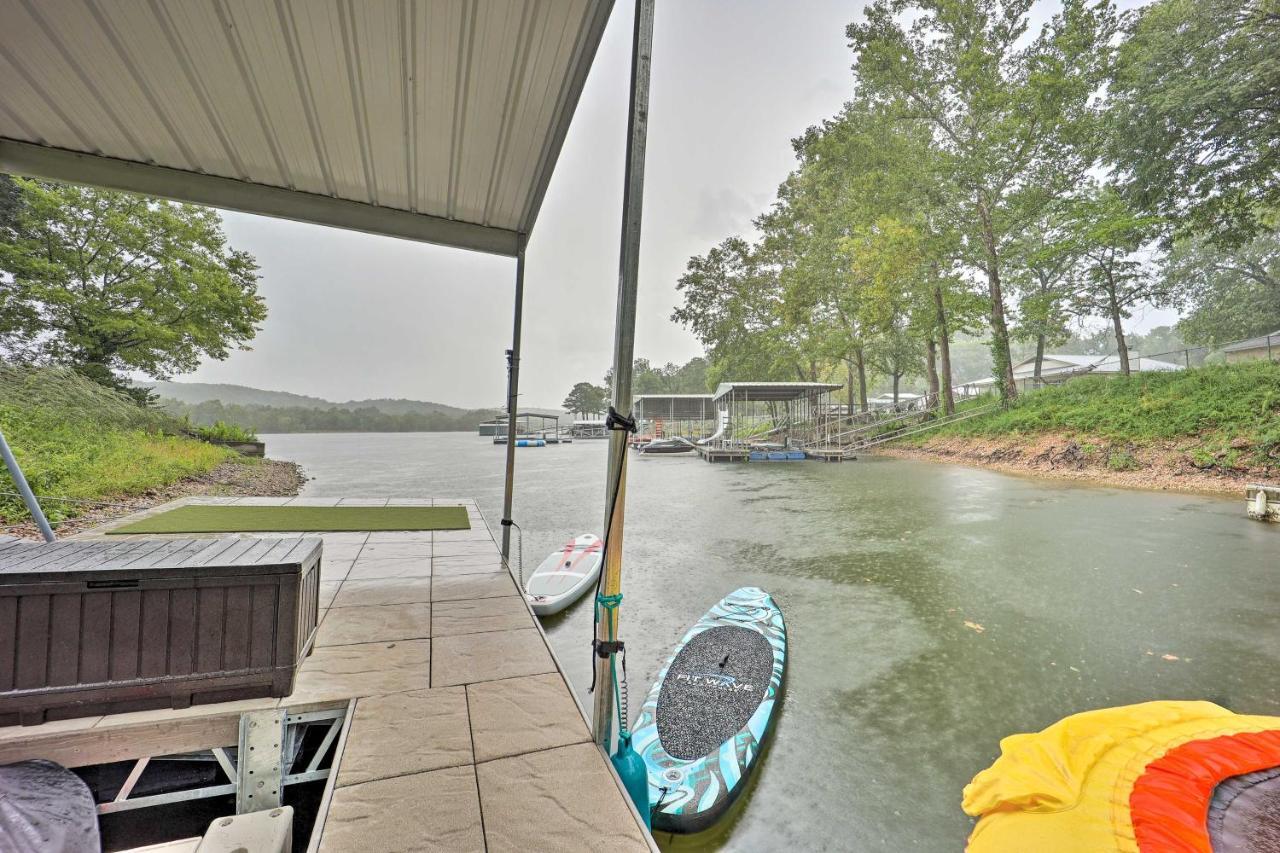 Family-Friendly Eucha Cabin Lakefront Views! Villa Eksteriør billede